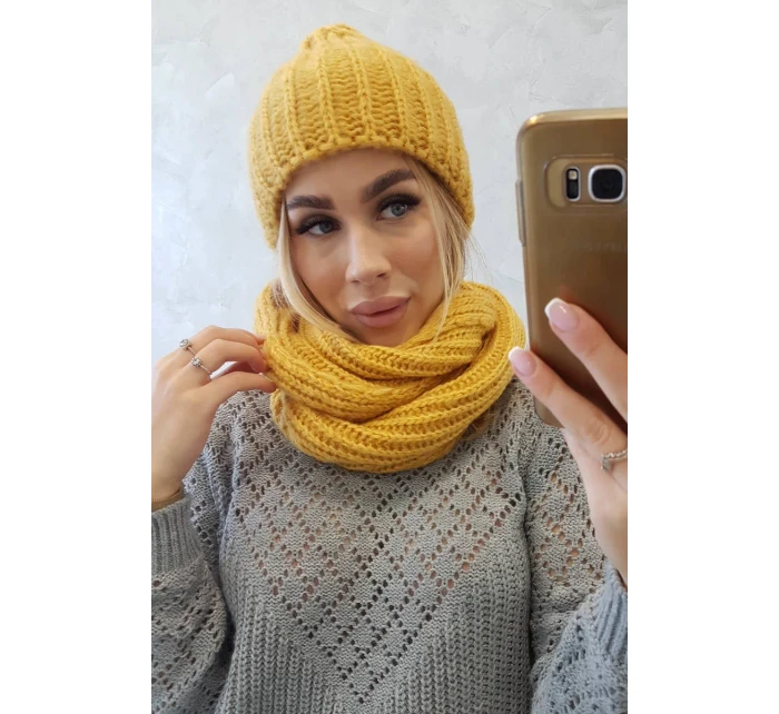 Dámská souprava s tlustým pruhem P100 žlutá Dámská souprava s tlustým pruhem P100 žlutá