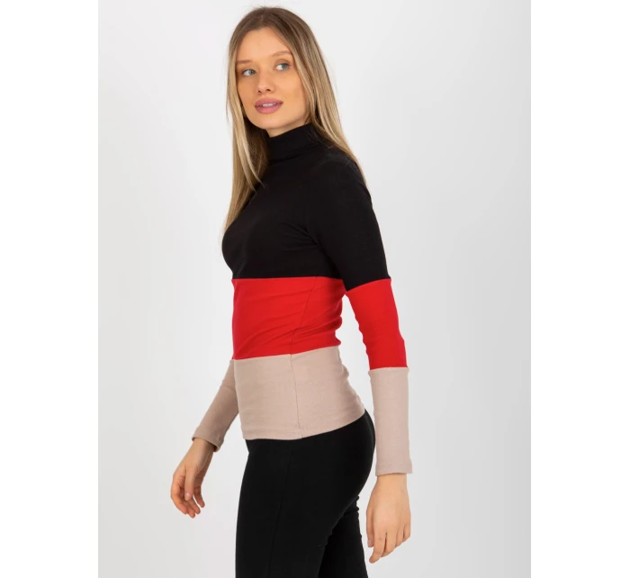 Halenka RV BZ 8465 1.86P černo-červená Halenka RV BZ 8465 1.86P černo-červená