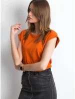 T shirt RV TS model 21185750 ciemny pomarańczowy - FPrice T shirt RV TS model 21185750 ciemny pomarańczowy - FPrice