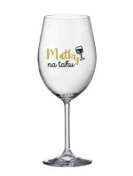 MATKY NA TAHU - čirá sklenice na víno 350 ml