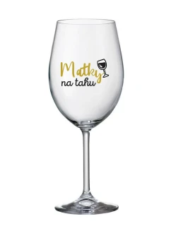 MATKY NA TAHU - čirá sklenice na víno 350 ml