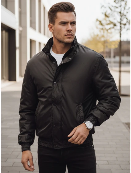 Pánská přechodná bunda černá FashionStreet TX4583