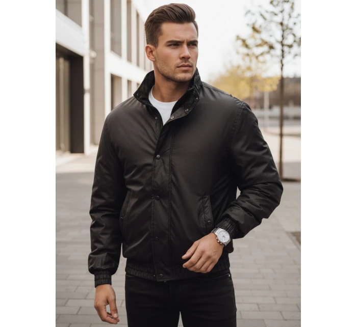 Pánská přechodná bunda černá FashionStreet TX4583