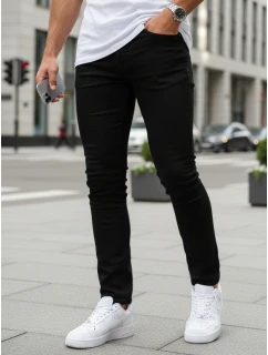 Spodnie męskie slim fit czarne model 22022570 - FashionStreet