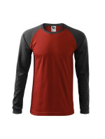 Malfini Street LS M MLI-13023 marlboro red tričko