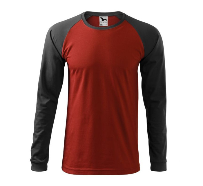 Pánské tričko Street LS M MLI-13023 marlboro red - Malfini