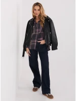 Košile D71720Z11085B šedorůžová Košile D71720Z11085B šedorůžová