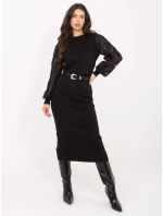 Spódnica PM SD model 21787908 czarny - FPrice Spódnica PM SD model 21787908 czarny - FPrice