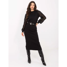 Spódnica PM SD model 21787908 czarny - FPrice Spódnica PM SD model 21787908 czarny - FPrice