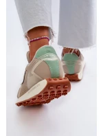 Dámské tenisky na platformě Memory Foam Big Star Platform Beige