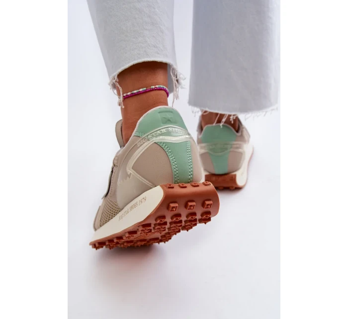 Dámské tenisky na platformě Memory Foam Big Star Platform Beige