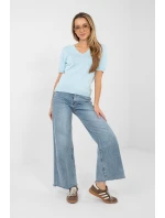 Svetr s krátkým rukávem  model 223996 Factory Price