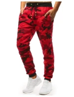 Pánské červené tepláky Dstreet model 21962124 - FashionStreet Pánské červené tepláky Dstreet model 21962124 - FashionStreet