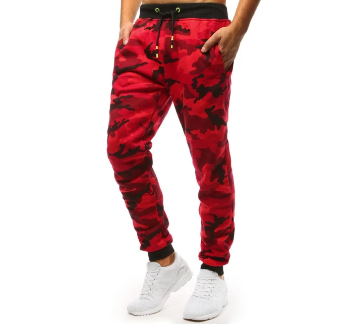 Pánské červené tepláky Dstreet model 21962124 - FashionStreet Pánské červené tepláky Dstreet model 21962124 - FashionStreet