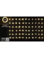 VÁNOČNÍ STROMEK SVĚTLA VENKOVNÍ/VNITŘNÍ SVĚTELNÝ ZÁVĚS 120 VEDL 300X60CM S DÁLKOVÝM OVLÁDÁNÍM TEPLÁ BÍLÁ