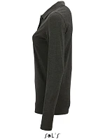 SOL'S Perfect LSL Women Dámské piqué polo s dlouhým rukávem 25.2083 charcoal melange SOL'S Perfect LSL Women Dámské piqué polo s dlouhým rukávem 25.2083 charcoal melange
