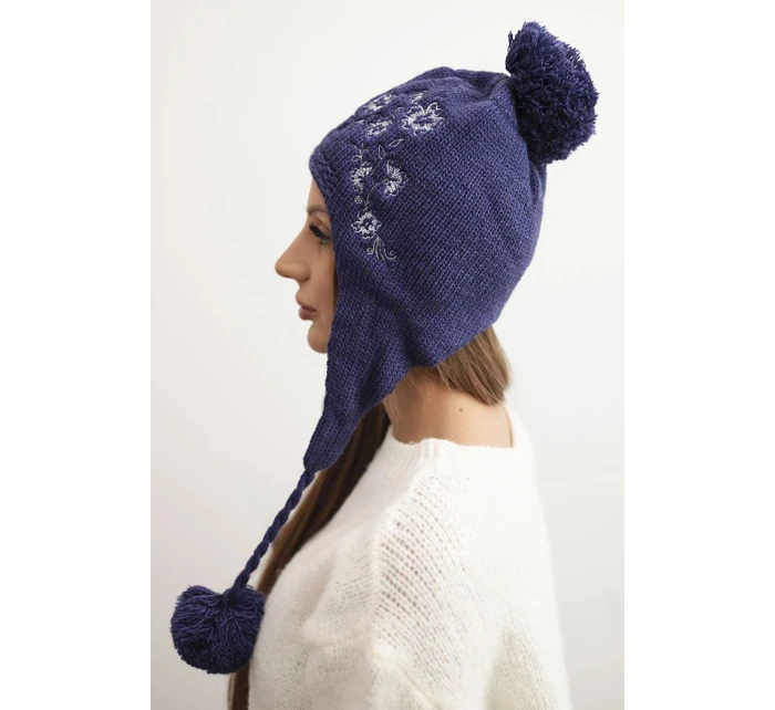 Dámská ušanka Emma K343 denim Dámská ušanka Emma K343 denim