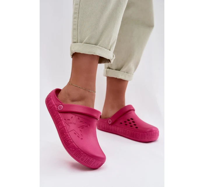 Dámské chodáky z pěny Big Star TT274A082 Fuchsiová