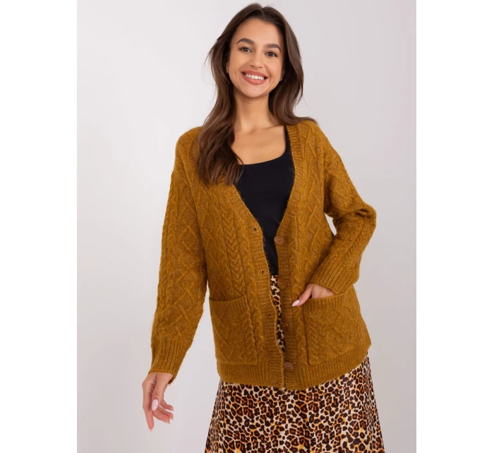 Jumper AT SW 2358.31 tmavě žlutá