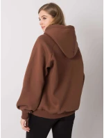 Mikina EM BL 651/1.21X tmavě hnědá