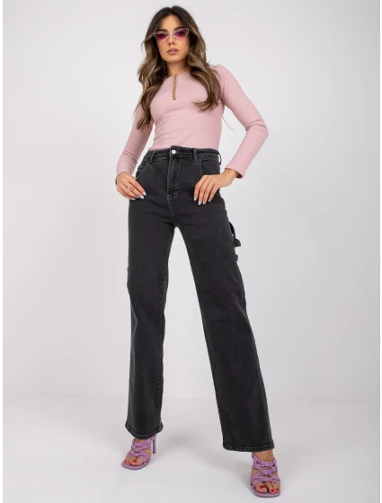 Spodnie jeans MR SP model 21943232 czarny - FPrice Spodnie jeans MR SP model 21943232 czarny - FPrice