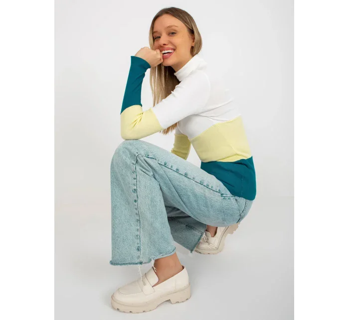 Dámská halenka RV BZ 8465 1.06P jasně žlutá - FPrice