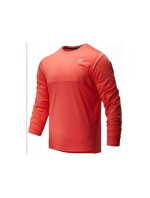 Pánské funkční triko s dlouhým rukávem MT93182 červeno-oranžová - New Balance