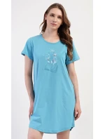 Dámské domácí šaty s krátkým rukávem Book