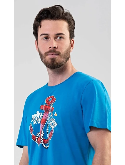 Pánské pyžamo šortky model 22408367 - Vienetta MAN Pánské pyžamo šortky model 22408367 - Vienetta MAN