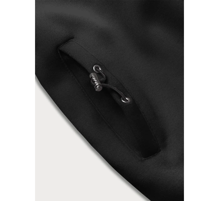 Dlouhá černá dámská mikina model 21292017 - LHD