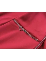 Červená vypasovaná dámská mikina model 21292023 - LHD