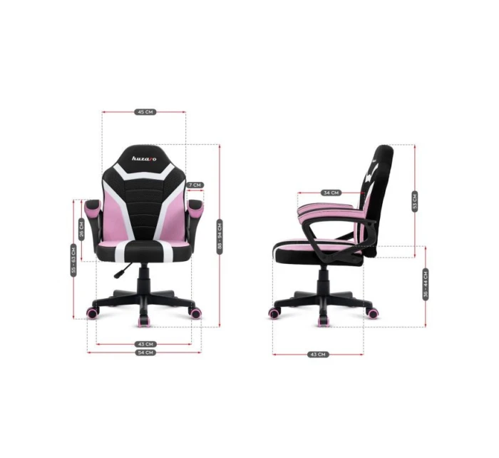 Dětská herní židle  pink model 21326214 - Huzaro