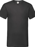 Fruit of the Loom Valueweight V-Neck T Tričko s výstřihem do V 16.1066 black