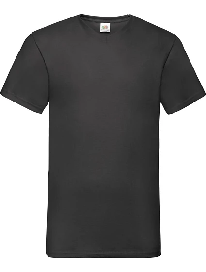 Fruit of the Loom Valueweight V-Neck T Tričko s výstřihem do V 16.1066 black Fruit of the Loom Valueweight V-Neck T Tričko s výstřihem do V 16.1066 black