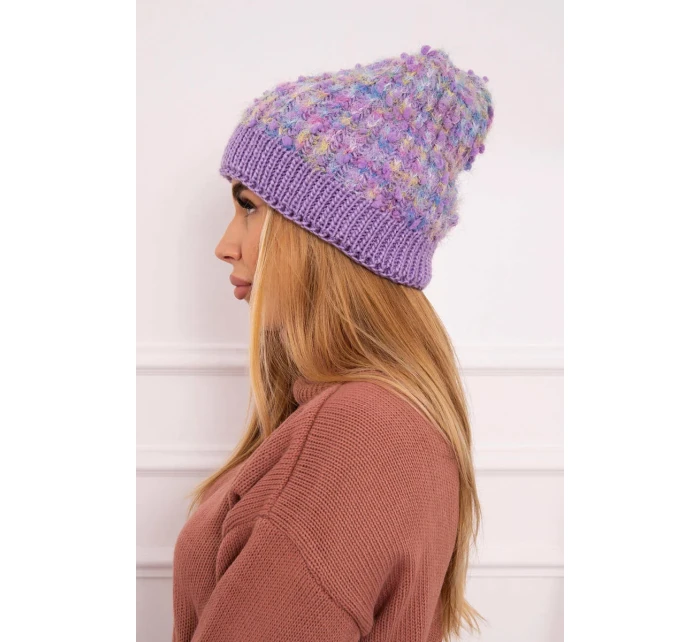 Bublinková čepička K219 fialová
