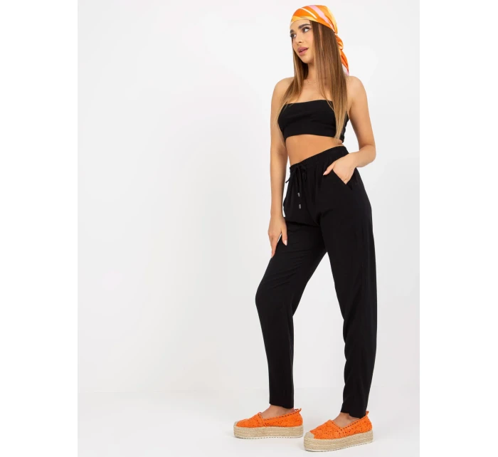 Kalhoty D73761M61869N černé