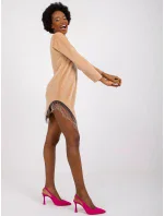 Šaty DHJ SK 6509.82P velbloud