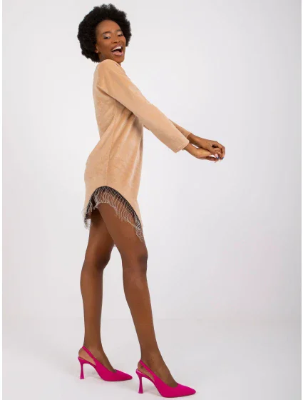 Šaty DHJ SK 6509.82P velbloud