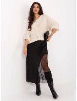 Sweter IT SW model 21730831 jasny beżowy - FPrice Sweter IT SW model 21730831 jasny beżowy - FPrice