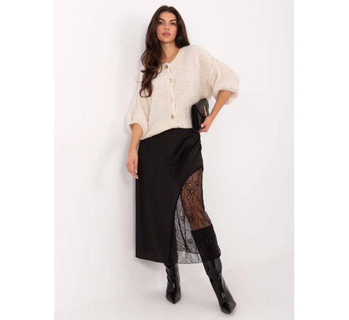 Sweter IT SW model 21730831 jasny beżowy - FPrice Sweter IT SW model 21730831 jasny beżowy - FPrice