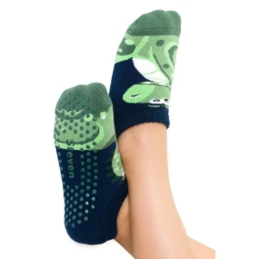 DĚTSKÁ FROTÉ OBUV S ABS 134 TMAVĚ MODRÁ 32-34