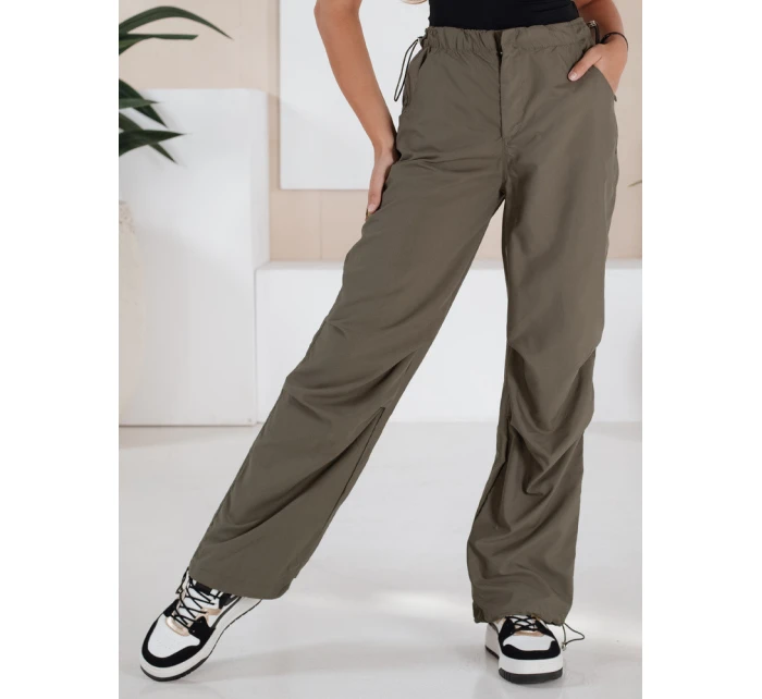 Dámské padákové kalhoty khaki Dstreet model 21970952 - FashionStreet