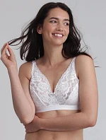 Dámská nevyztužená krajková podprsenka PLAYTEX WIREFREE BRA - PLAYTEX - bílá