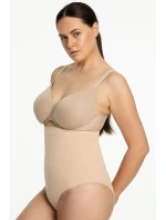 Julimex 441 bezešvé kalhotky s vysokým pasem barva:béžová