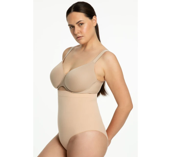 Julimex 441 bezešvé kalhotky s vysokým pasem barva:béžová