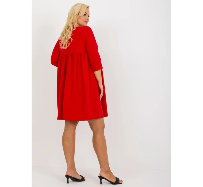 RV šaty SK model 18372297 červená - FPrice RV šaty SK model 18372297 červená - FPrice