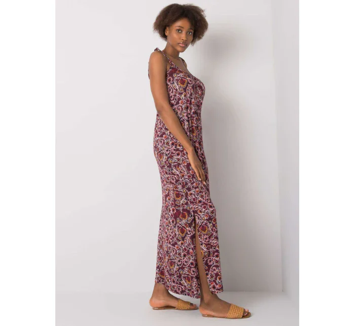 Šaty na SK 1571.36P kaštanová Šaty na SK 1571.36P kaštanová