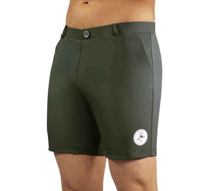 Pánské plavky Swimming shorts comfort7a khaki- Self Pánské plavky Swimming shorts comfort7a khaki- Self