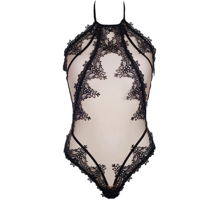 Dámské sexy body Černá s béžovou  model 21154027 - Axami