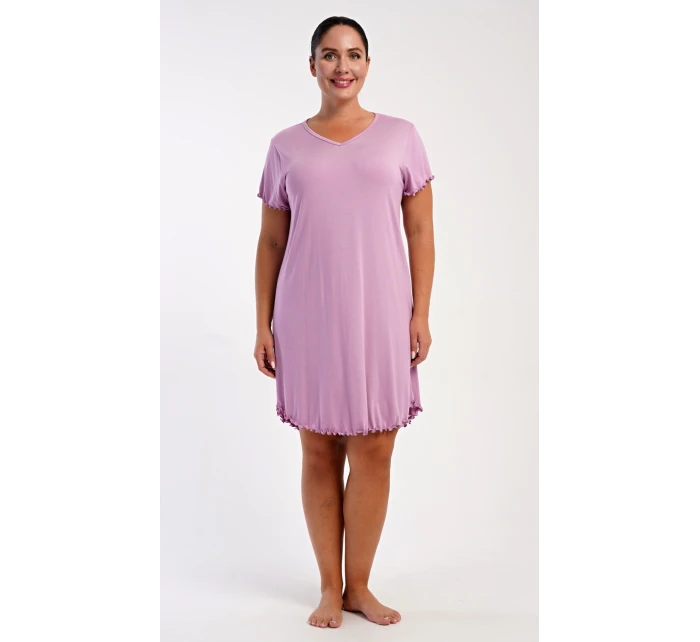 Dámská noční košile s krátkým rukávem Liliana Dámská noční košile s krátkým rukávem Liliana